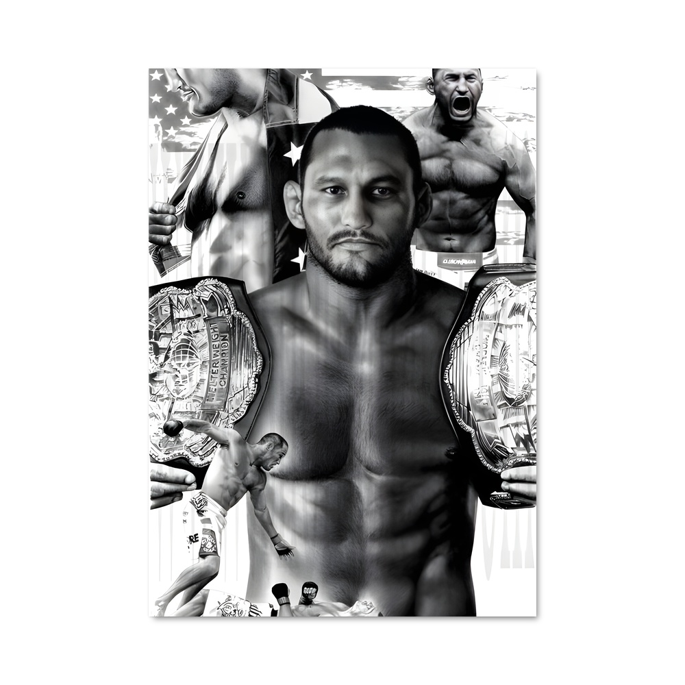 Poster Le Duel des Ceintures – affiche MMA